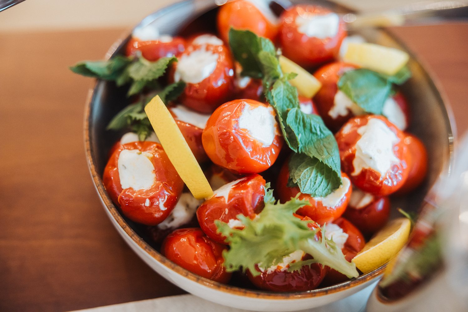 Gefüllte Peperoni mit Käse